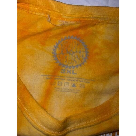 Studiohouse Designs THE SHINING Yellow Tie Dye T-Shirt Men's Size 3XL RARE - Picture 3 of 4